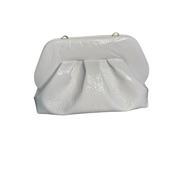 Themoire NWT Tia Pineapple Clutch Bag in Shell - Picture 7 of 16